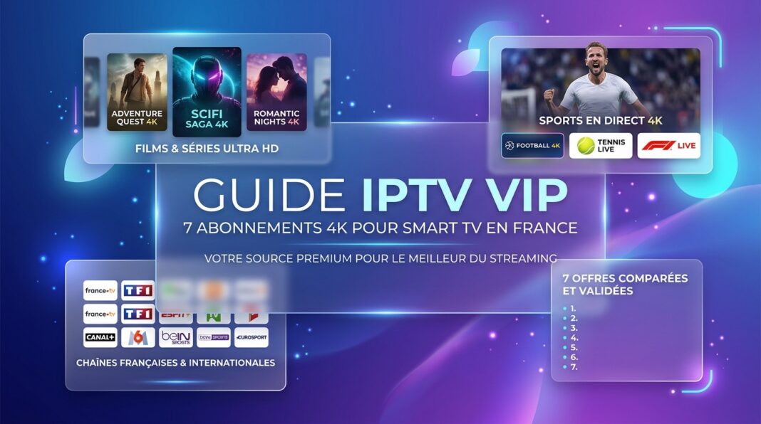 Guide IPTV VIP : 7 abonnements 4K pour Smart TV en France