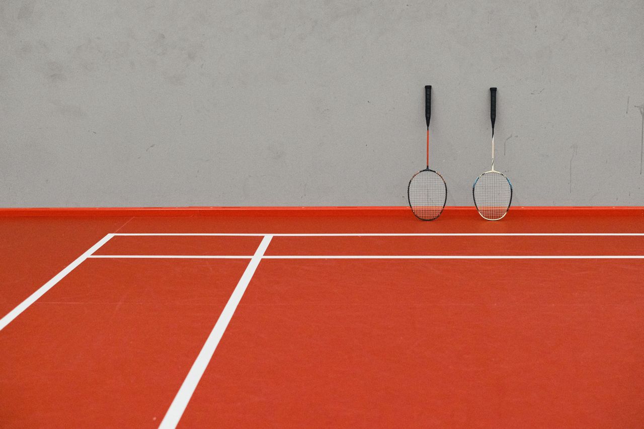 terrains de badminton en championnat